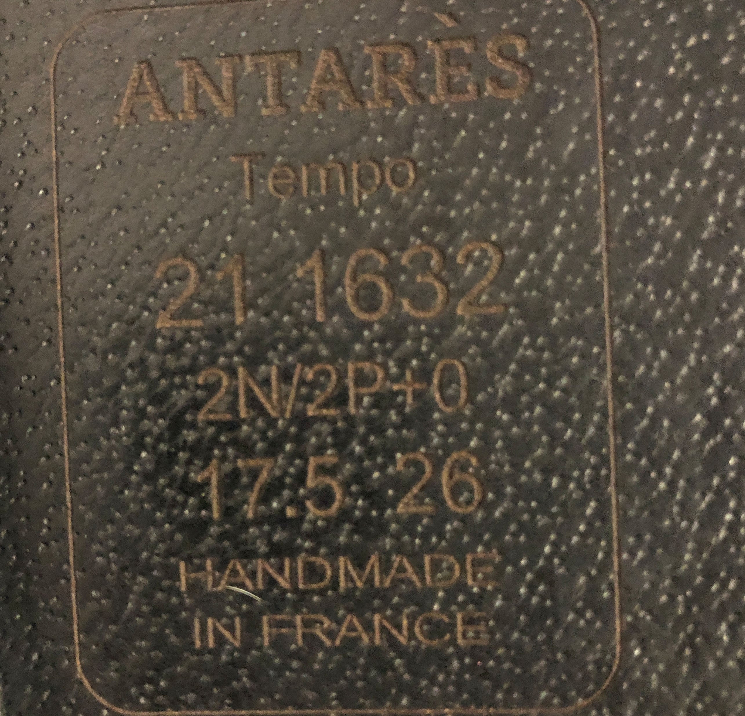 Antares Tempo Dressyrsadel 17,5"/M-MW