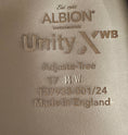 Load image into Gallery viewer, Albion Unity X WB Dressyrsadel 17"/MW
