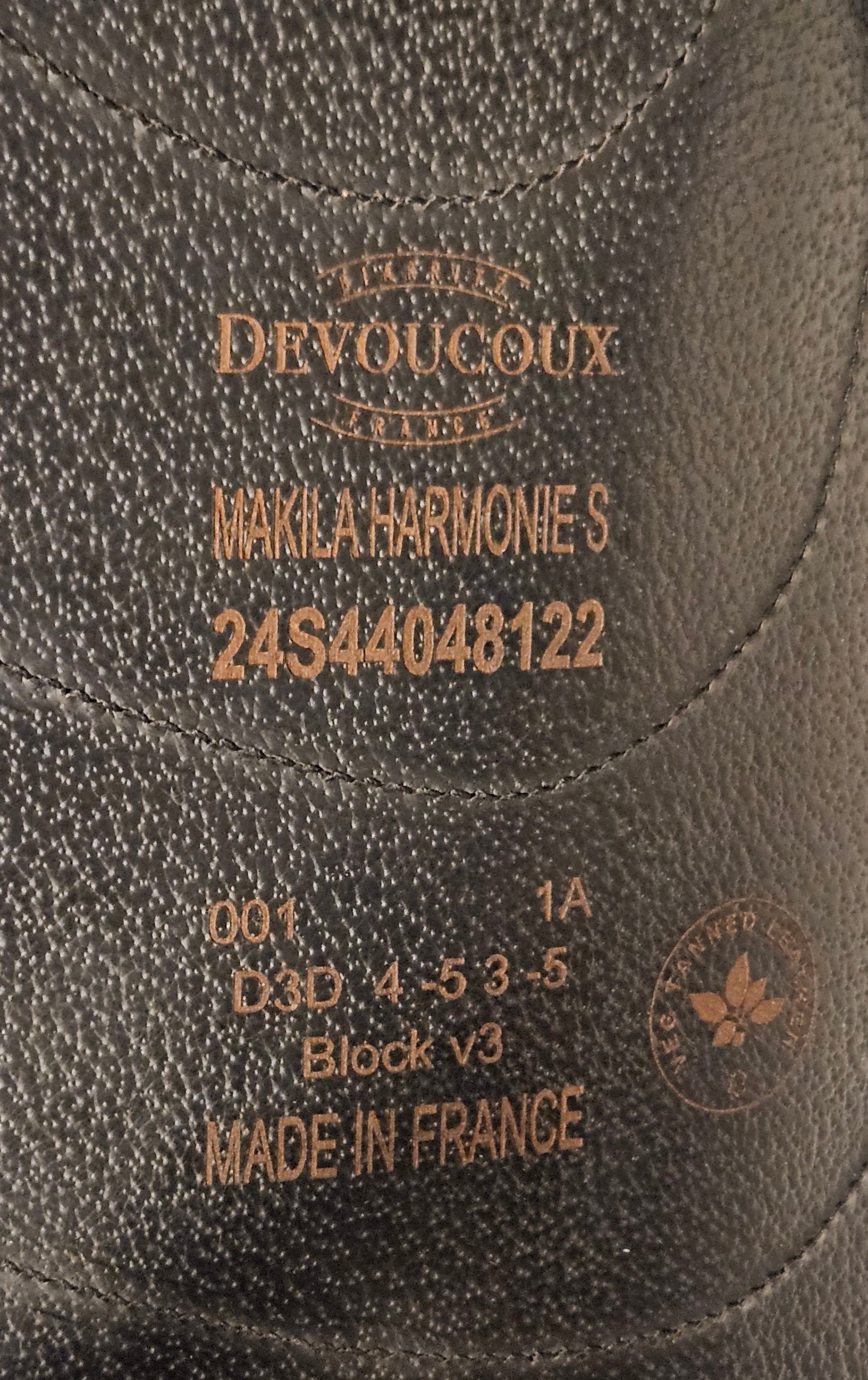 Devoucoux Makila Harmonie S Dressyrsadel 17,"/N