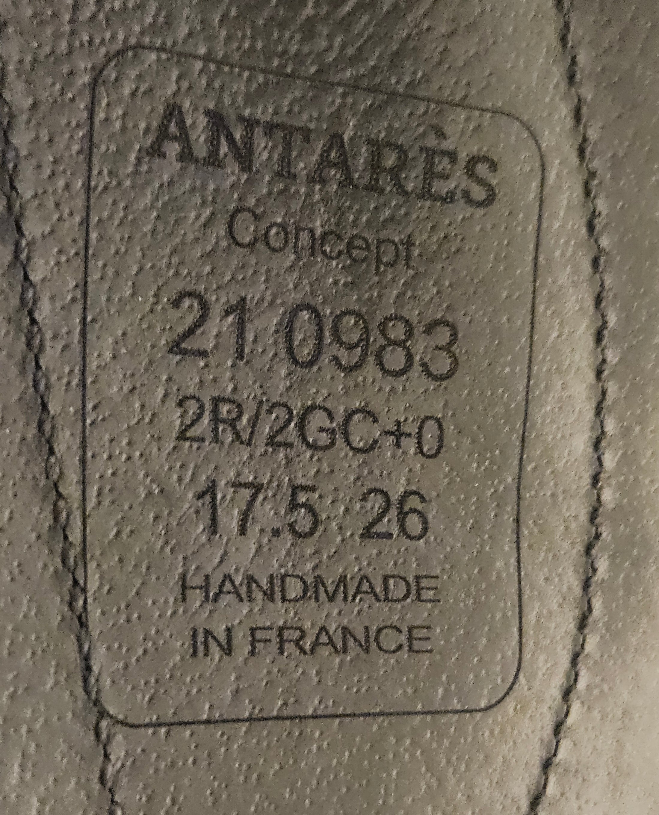 Antares Concept Dressyrsadel 17,5"/MW