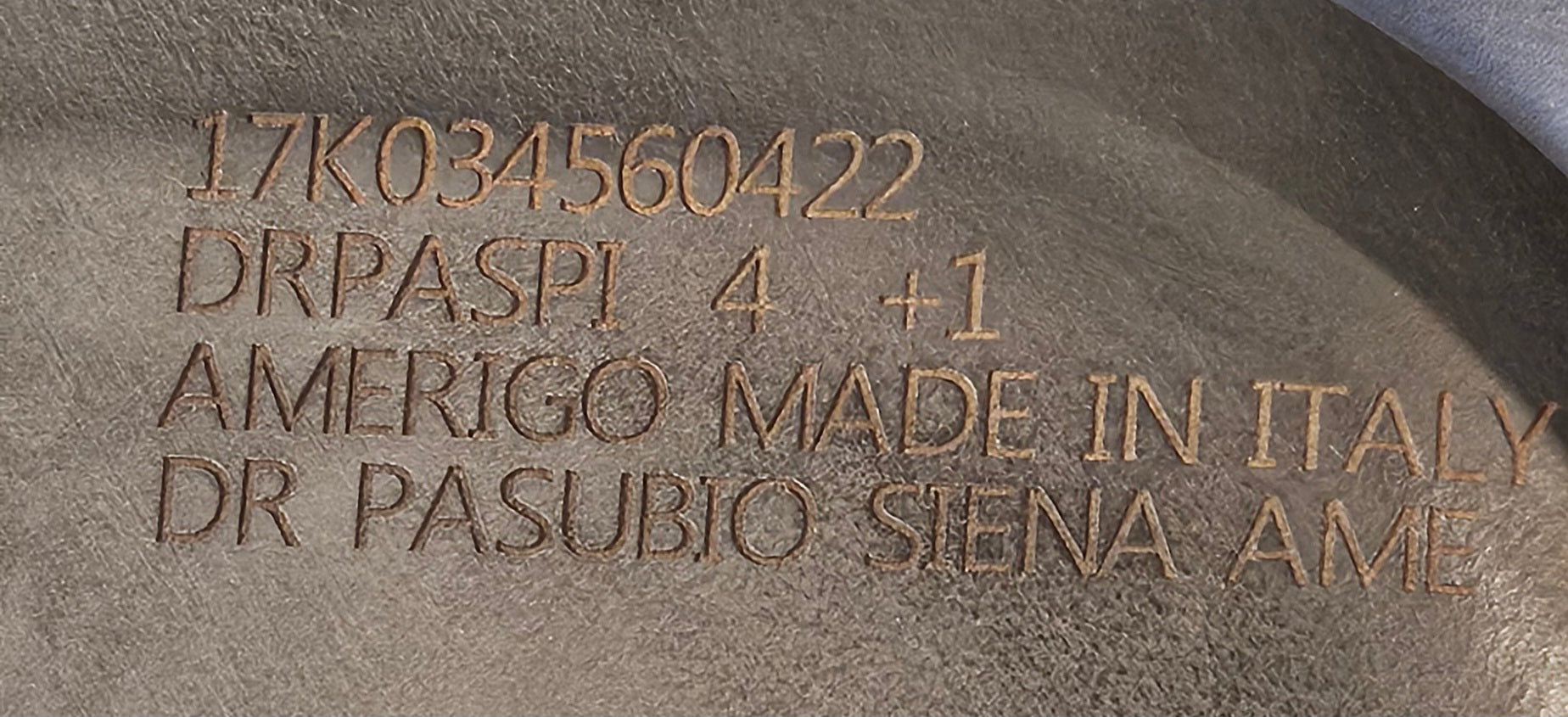 Amerigo Pasubio Siena Pinerolo 17"/+1